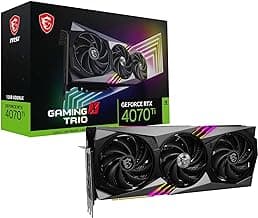 MSI Gaming GeForce RTX 4070 Ti 12GB GDRR6X 192-Bit Extreme Clock: 2760 MHz HDMI/DP Nvlink Tri-Frozr 3 Ada Lovelace Architecture Graphics Card (RTX 4070 Ti Gaming X Trio 12G)