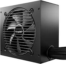 be quiet! Pure Power 12 650W PSU | 80 Plus Gold | ATX 3.1 | PCIe 5.1 GPU Support Power Supply | Silent 120mm Fan | High Performance 12V-Rail | Black | BP002US | 10 Year Warranty
