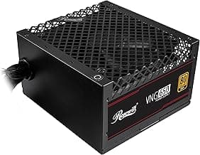 Rosewill VNG 650W 80+ Gold Certified, ATX 3.0 & 3.1 Compatible, Non-Modular, Low-Noise Power Supply, 450W PCIe 5.1 12V-2x6 Connector, Electrolytic Capacitor - 5 Year Warranty - VNG650