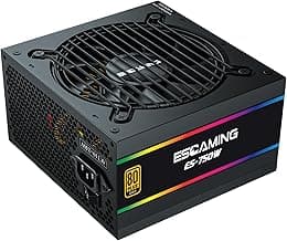 750W Power Supply 80 Plus Gold Active PFC Non Modular Gaming PSU