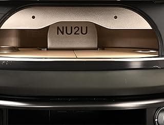 NU2U Pro Pizza Oven Arch and Flue Extension, 60 cm Wide, Flat Black with 5''x18'' Flue, Stainless Steel, Made in Canada, Fitment for the Gozney Dome Outdoor Pizza Oven Only