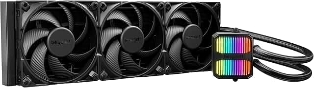 be quiet! Silent Loop 3 420mm CPU AIO Liquid Cooler | 3 Silent Wings 4 140mm PWM High-Speed Fans | Quiet Performance | 6-Pole Motor | Discreet ARGB Lighting | Refillable | Black | BW026
