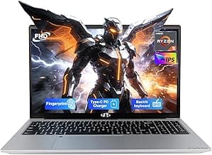 NIMO 15.6'' IPS FHD Laptop, 32GB RAM 1TB SSD AMD Ryzen 5(Beat i5-1135G7, 4 Cores Up to 3.7GHz) Student Computer with 65W Type-C, 2 Years Warranty, Fingerprint, Backlit Keyboard, BT5.2, Numpad