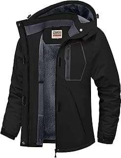 Women's Waterproof Ski Jacket Warm Winter Coats Windproof Winter Jackets for Women Fleece Lined Windbreaker with Hood