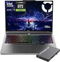 Lenovo Legion 5i 16" Gaming Laptop, 2.5K WQXGA Display 240Hz, Intel Core Ultra 9-275HX, NVIDIA GeForce RTX 5060, 32GB DDR5 RAM, 1TB SSD, Wi-Fi 7, RGB Backlit, Windows 11 Home, w/1TB Portable HDD