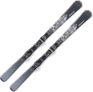 NORDICA Women's Wild Belle 74 Stable Durable Maneuverable All Mountain Alpine Snow Skis with TP2 Compact 10 FDT Bindings, Gray - White, 150