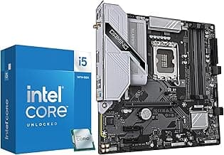 CPU Motherboard Combo - Core i5-14600K 14(6P+8E) Cores up to 5.3 GHz Unlocked Desktop Processor with GIGABYTE B760M Gaming Plus WiFi DDR4 LGA1700 Motherboard