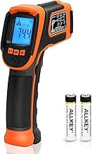 Kizen Infrared Temperature Gun - Handheld Surface Infrared Thermometer for Griddle, Grill, Pizza Oven, Candy, & A/C - Laser Thermometer Gun -58F to 1112F - Surface Temp Gun