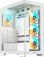 Gigabyte C500 Panoramic Stealth ATX Mid Tower Tempered Glass RGB Fusion PC Case - Black - GB-C500P ST