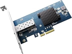 10Gb PCIe NIC, Intel 82599EN, SFP+ Port, X520-DA1 Compatible, PCIe X4/X8, Low Profile, Supports Windows Server/Linux/VMware ESXi/Proxmox/TrueNAS