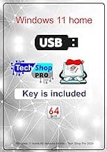 Tech-Shop-pro Compatible with install Key Included USB For Windows 11 Home OEM Version 64 bit. Recover, Restore, Repair Boot USB, and Install to Factory Default Fast and easy Free Technical Support.