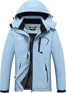 Women's Waterproof Ski Jacket Warm Winter Snow Coat Mountain Windbreaker Hooded Raincoat Jacket