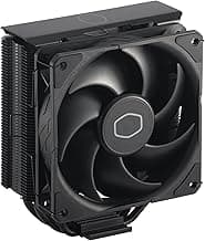 Cooler Master Hyper 212 Black CPU Air Cooler – 120mm High Performance PWM Fan, 4 Copper Heat Pipes, Aluminum Top Cover, Low Noise & Easy Installation, AMD AM5/AM4 & Intel LGA 1851/1700/1200, Black