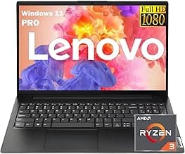 Lenovo 2026 New V15 Laptop for Student & Business, Powerful AMD Ryzen 3 7320U (Beat i7-1065G7), 15.6 inch FHD, 16GB RAM, 256GB SSD, Ethernet Port RJ-45, Windows 11 Pro, Long Battery Life, No Mouse