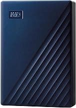 6TB My Passport for Mac, Navy, Portable External Hard Drive with Backup Software and Password Protection, USB 3.1/USB 3.0 Compatible - WDBK6C0060BBL-WESN