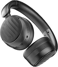 ANC Wireless Over-Ear Headphones – 35H Playtime, HiFi Stereo, Foldable, Memory Foam, Black