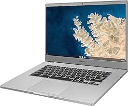 Samsung 4+ 15.6-inch Chromebook Laptop Computer, FHD Display, Intel Celeron Processor N4000, 4GB RAM, 128GB eMMC, USB-C, WiFi, Webcam, Chrome OS (Renewed)