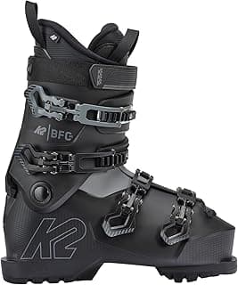 K2 BFC 80 Men's All-Mountain Ski Boots - Soft Flex, Cushioned Fit, Easy Control - Beginner, Groomers