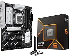AMD Ryzen 5 9600X CPU Processor Bundle with ASUS B650E MAX Gaming WiFi AM5 ATX Motherboard (DDR5, PCIe 5.0, 3X M.2, Wi-Fi 6E)