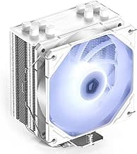 ID-COOLING SE-224-XTS White CPU Cooler For Desktop 4 Heatpipes CPU Air Cooler White LED Light 120mm PWM Fan CPU Fan for Intel LGA1700/115X/1200; AMD AM4/AM5