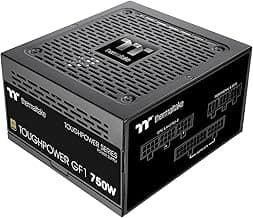 Thermaltake GF1 Fully Modular ATX 750W Power Supply - 80 Plus Gold - Ultra Quiet - Zero RPM, PS-TPD-0750FNFAGU-P
