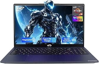 NIMO 15.6'' IPS FHD Laptop, 32GB RAM 1TB SSD AMD Ryzen 5(Beat i5-1135G7, 4 Cores Up to 3.7GHz) Student Computer with 65W Type-C, 2 Years Warranty, Fingerprint, Backlit Keyboard, BT5.2, for Home