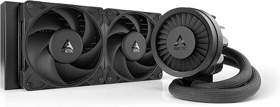 ARCTIC Liquid Freezer III Pro 240-240 mm AIO CPU Cooler, Water Cooling, 38 mm Radiator, PWM Pump, VRM Fan, AMD AM5/AM4, Intel LGA1851/1700 Contact Frame - Black