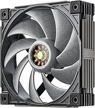 MACH120 120mm Case Fan: PWM Quiet PC Fans with FOC Motor - 4 Pin LCP High Speed Computer Cooling Fan with 500-3000 RPM