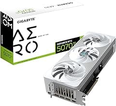 GeForce RTX 5070 Ti AERO OC 16G Graphics Card, 16GB 256-bit GDDR7, PCIe 5.0, WINDFORCE Cooling System, GV-N507TAERO OC-16GD Video Card