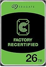 Seagate Exos ST26000NM001C 26TB 7200 RPM SATA 6Gb/s 512e 3.5in Enterprise Hard Drive (Renewed)