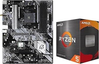 MICRO CENTER AMD Ryzen 5 5500 Desktop Processor with ASRock B550 Phantom Gaming 4 AM4 Motherboard