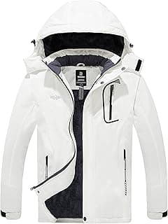 Men's Waterproof Ski Jacket Warm Winter Snow Jacket Snowboarding Jacket with Hood