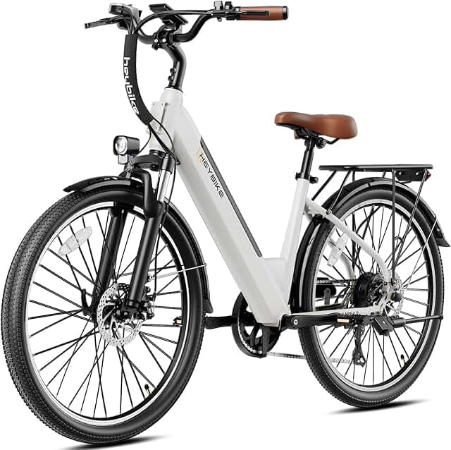 Heybike Cityscape 2.0 Electric Bike for Adults with 1200W Motor, 468Wh Removable Battery, 50Mile 24MPH 26" Electric Commuter Bike,7-Speed,UL Certified