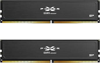 Silicon Power Value Gaming DDR5 32GB (2x16GB) 6000MT/s (PC5-48000) 288-pin CL30 1.35V UDIMM Desktop RAM Computer Memory SP032GXLWU60AFDJ