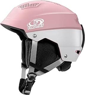 Findway Pro Ski Helmet, Goggle Compatible Snowboard Helmet,[Safety-Certified & Removable Liners] Shockproof and Lightweight Snow Sports Helmet for Men, Women & Youth