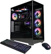 CyberPowerPC Gamer Xtreme Gaming PC, AMD Ryzen 9 9900X 4.4GHz, GeForce RTX 5070 12GB, 32GB DDR5, 1TB PCIe 4.0 SSD, WiFi Ready & Windows 11 Home (GXiVR8080A41)