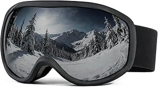 FMY Snowboard/Ski Goggles for Adult,Over Glasses Anti Fog UV Protection Skiing Goggles for Men Women Youth