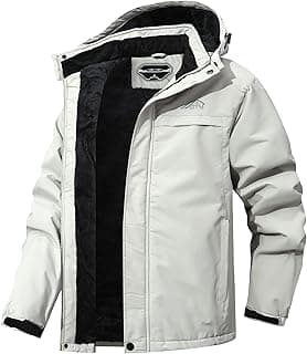 Men's Waterproof Ski Jacket Warm Winter Hooded Snowboarding Windbreaker Mountain Snow Coat
