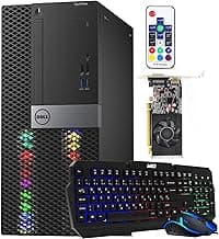 Dell RGB Gaming Tower Computer, Intel Core i7 6th Gen, GeForce GTX 1050 Ti 4G, 16GB RAM, 512GB SSD, Prebuilt Gaming Desktop PC with Built-in WiFi & RGB Set, Windows 11 Pro (Renewed)