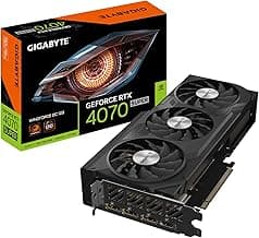GIGABYTE GeForce RTX 4070 Super WINDFORCE OC 12G Graphics Card, 3X WINDFORCE Fans, 12GB 192-bit GDDR6X, GV-N407SWF3OC-12GD Video Card
