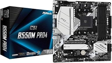 ASRock B550M PRO4 Supports 3rd Gen AMD AM4 Ryzen™ / Future AMD Ryzen™ Processors Motherboard