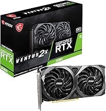 GeForce RTX 3060 Ventus 2X 12G OC, Gaming Graphics Card - NVIDIA RTX 3060, 12GB GDDR6 Memory, 192-bit, 15 Gbps