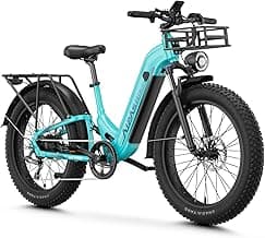 M1 Pro Electric Bike, 1800W Peak Motor Electric Bike for Adults, 48V 17.5Ah, 26'' x 4.0'' Fat Tire Electric Mountain Bike, Ebike with 85 Miles, 36MPH, 7 Speed 110Nm and Dual Suspension