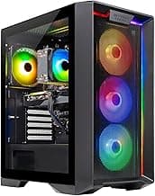 Skytech Gaming Nebula Desktop PC, Ryzen 5 5500 3.6 GHz (4.2GHz), NVIDIA RTX 5060, 1TB NVMe SSD, 16GB DDR4 RAM 3200, 650W Gold PSU, Wi-Fi, Win 11