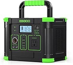 GRECELL Portable Power Station 300W, 288Wh Lithium Battery, 60W Fast Charging, Up to 300W(Peak 600W) AC Outlets, Solar Generator for Outdoor Camping RVs Home Use