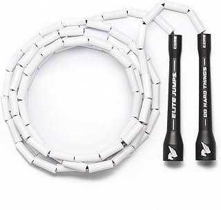 Elite Jumps - Do Hard Things 1” Beaded Jump Ropes | Crossover Jump Rope for Your Exercise Equipment | Segmented Jump Rope