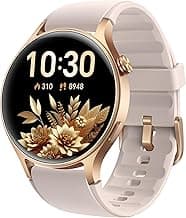 Smart Watch for Women, Answer/Make Call, 1.32'' AMOLED Ultra-Clear Screen Fitness Tracker with Heart Rate/Sleep/SpO2 Monitor, Smartwatch for iPhone/Samsung/Android, 110+ Sport Modes, 3ATM Waterproof