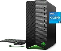 HP Pavilion Gaming PC, NVIDIA GeForce GTX 1650, 11th Gen Intel Core i5-11400F Processor, 8 GB RAM, 512 GB SSD, Windows 11, Wi-Fi 5 & Bluetooth 4.2, 9 USB Ports, Pre-Built PC (TG01-2040, 2021)