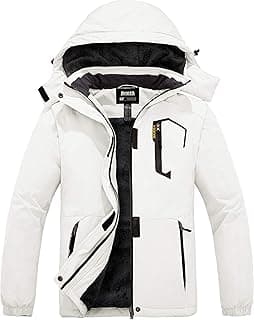 Women's Waterproof Ski Jacket Warm Winter Coat Fleece Snowboarding Coat