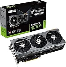 ASUS TUF Gaming NVIDIA GeForce RTX™ 4070 Ti OC Edition Gaming Graphics Card (PCIe 4.0, 12GB GDDR6X, HDMI 2.1a, DisplayPort 1.4a) (Renewed)